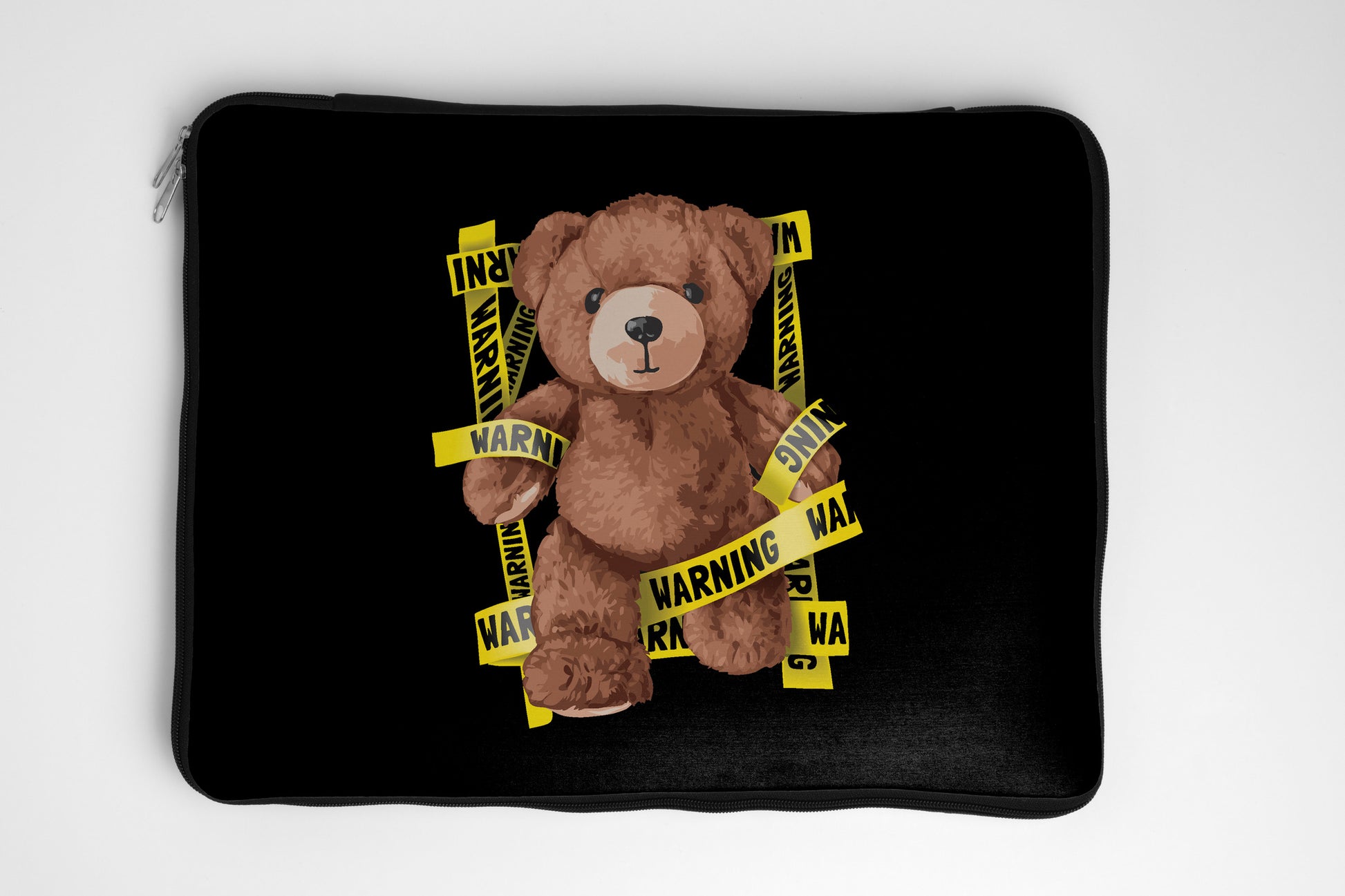 dank n drip warning bear laptop sleeve 