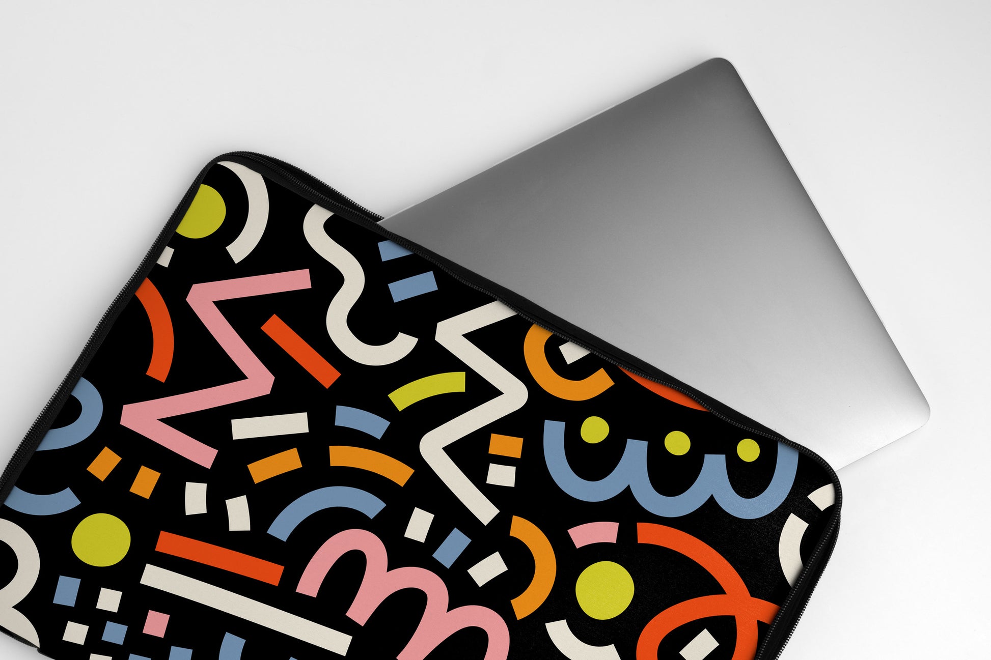 dank n drip 90s memphis laptop sleeve 