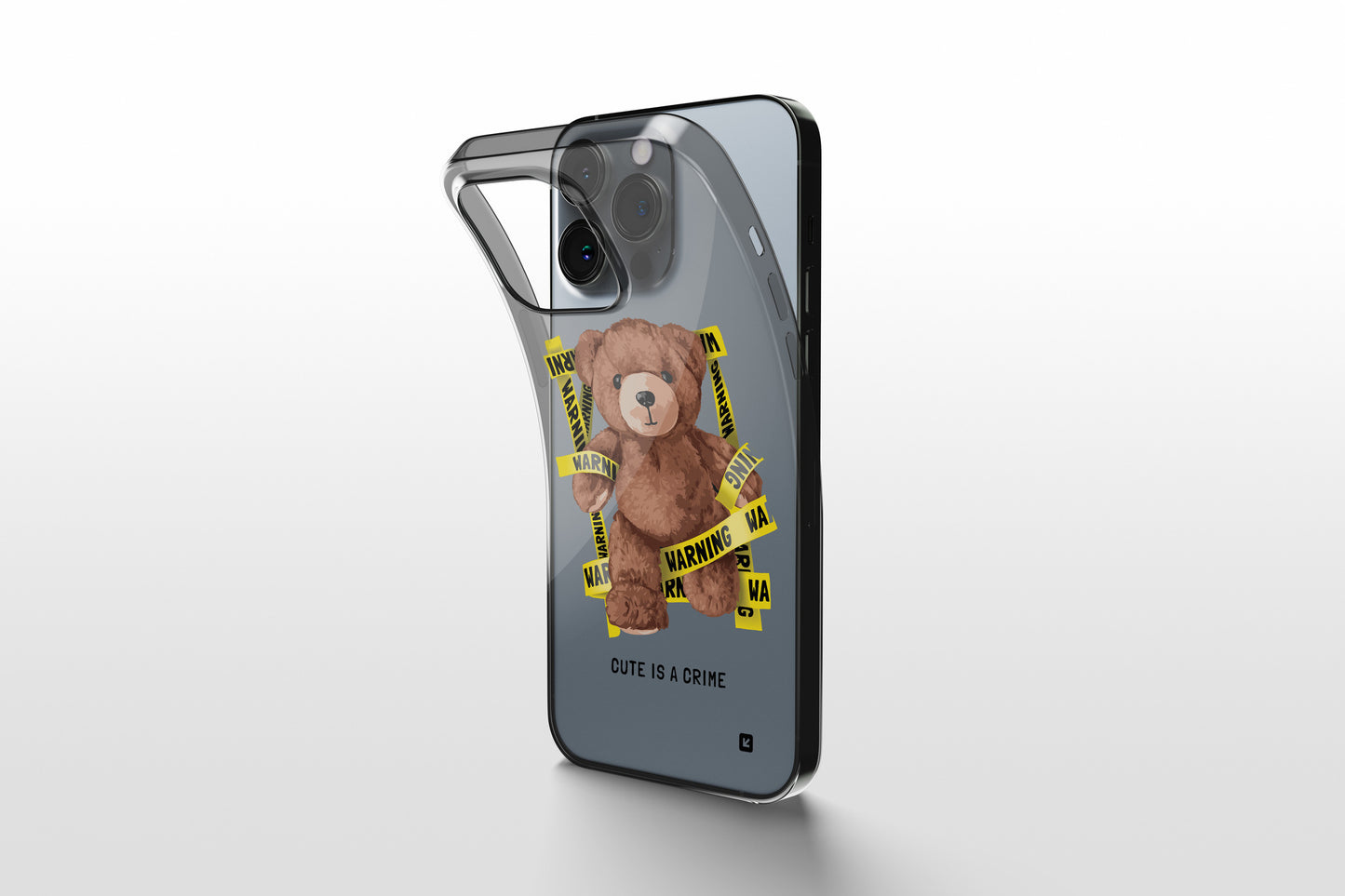 Warning Bear Phone Case