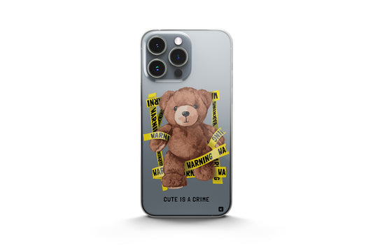 Warning Bear Phone Case