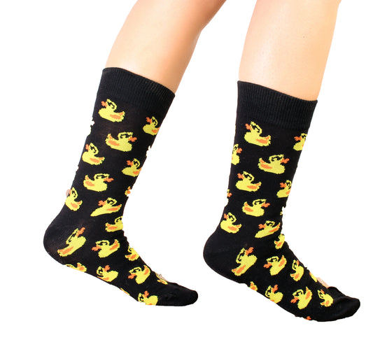 Duck Wearing Sunglass Socks