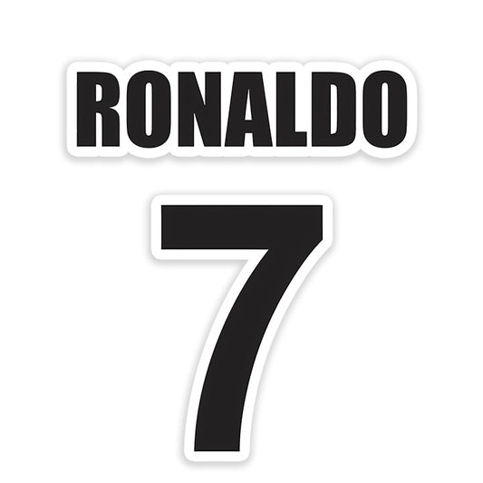 Ronaldo 7 Sticker